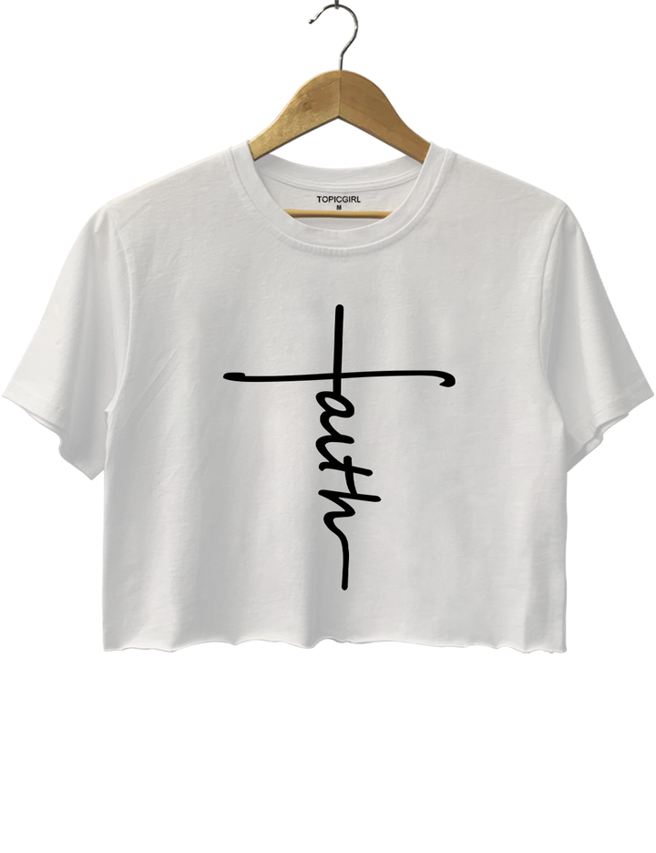 Faith In The Cross Crop Top