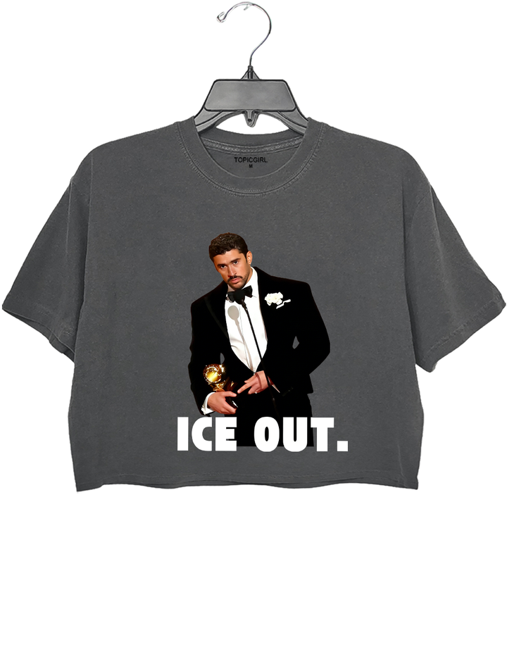 Bad Bunny Ice Out Crop Top