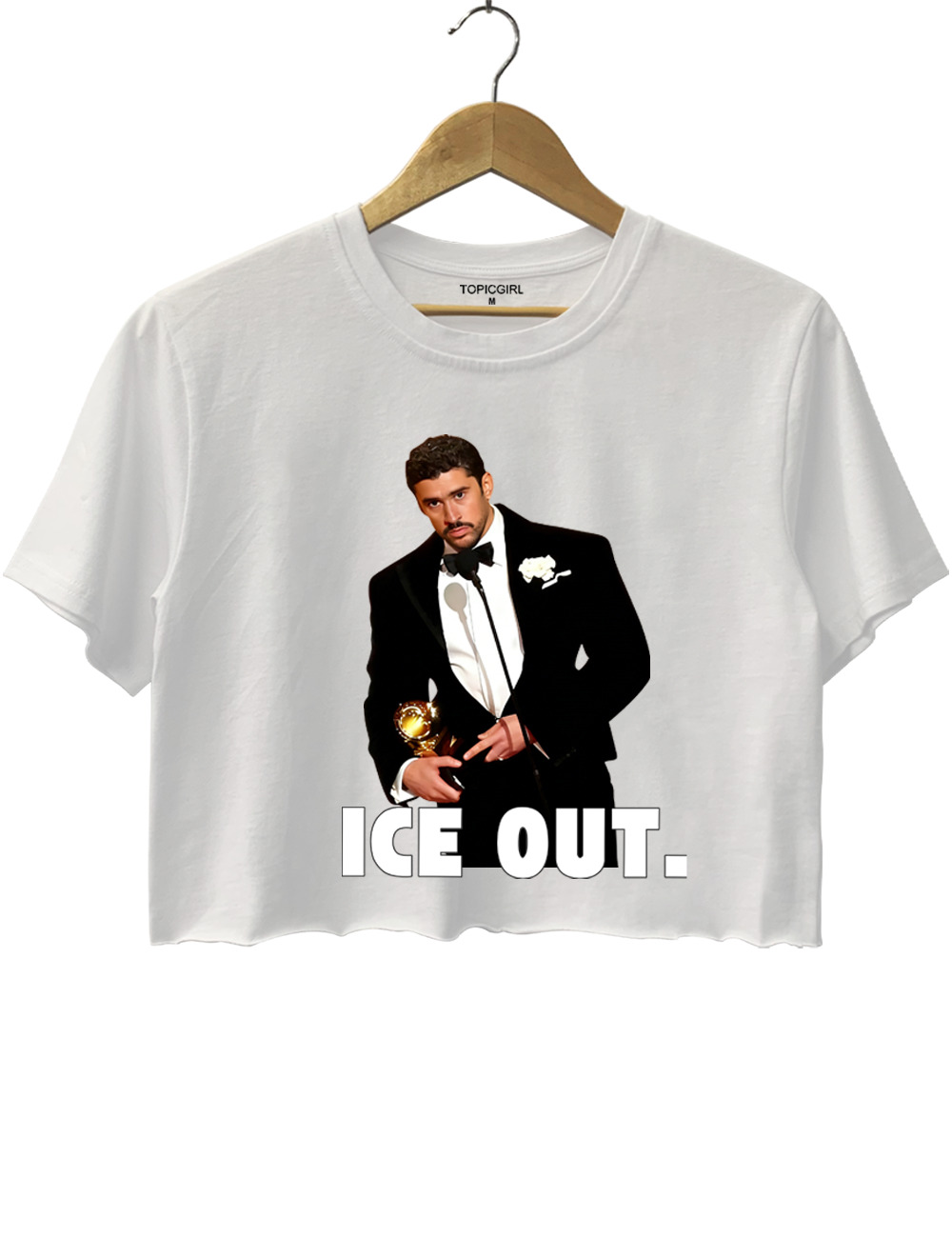Bad Bunny Ice Out Crop Top