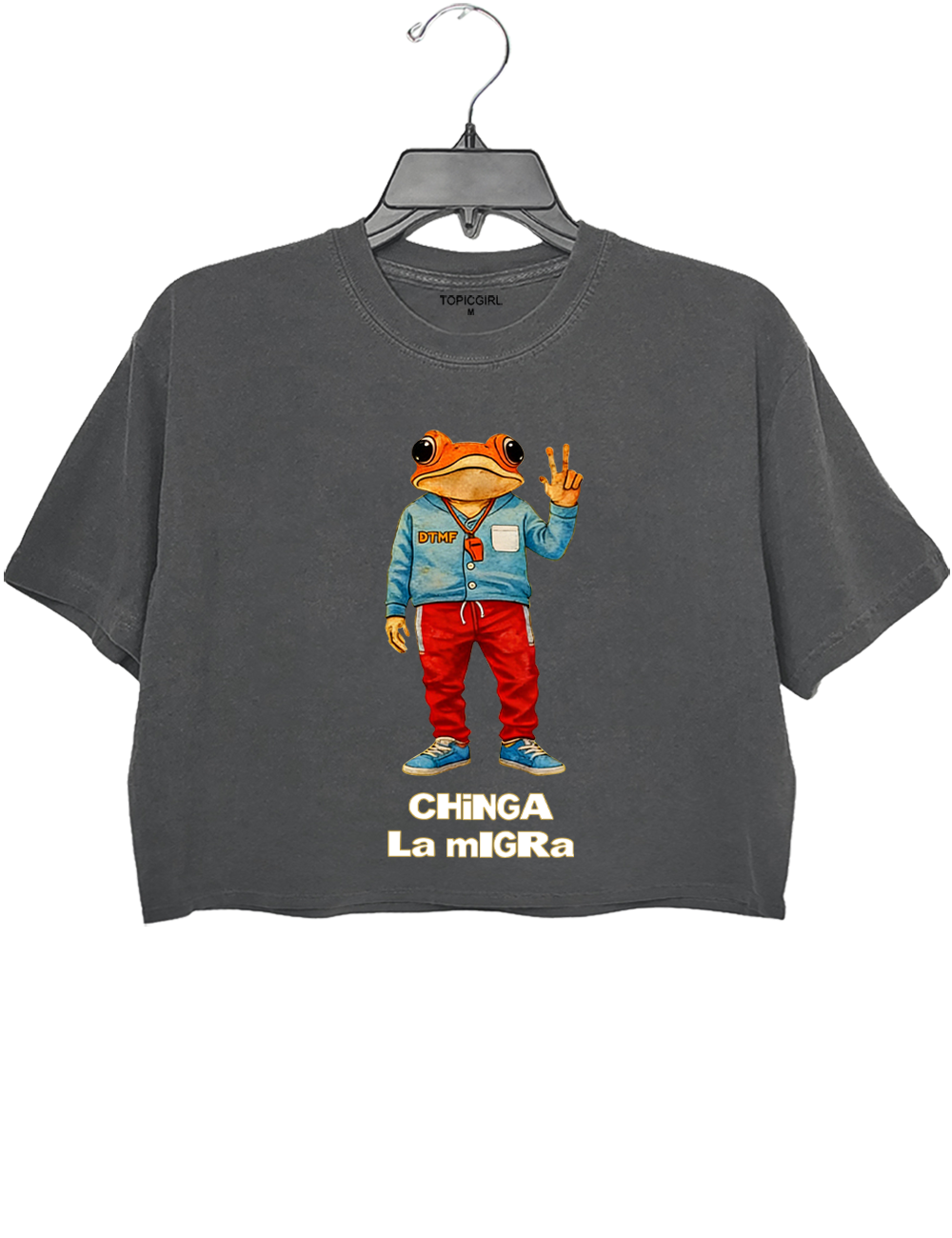Chinga La Migra Crop Top
