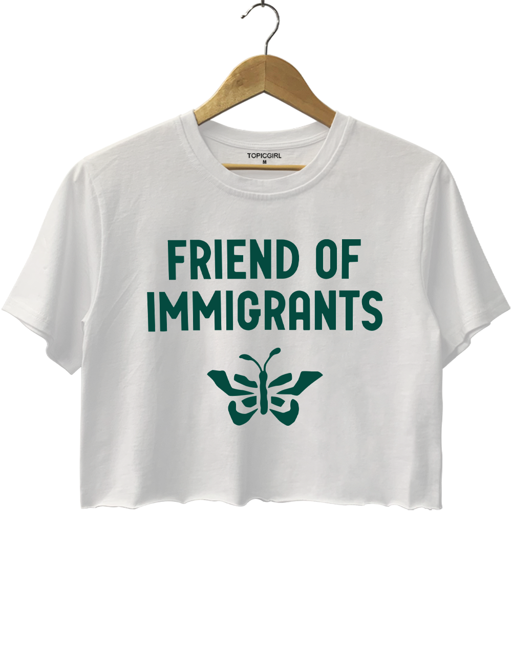 Friend Of Immigrants Crop Top