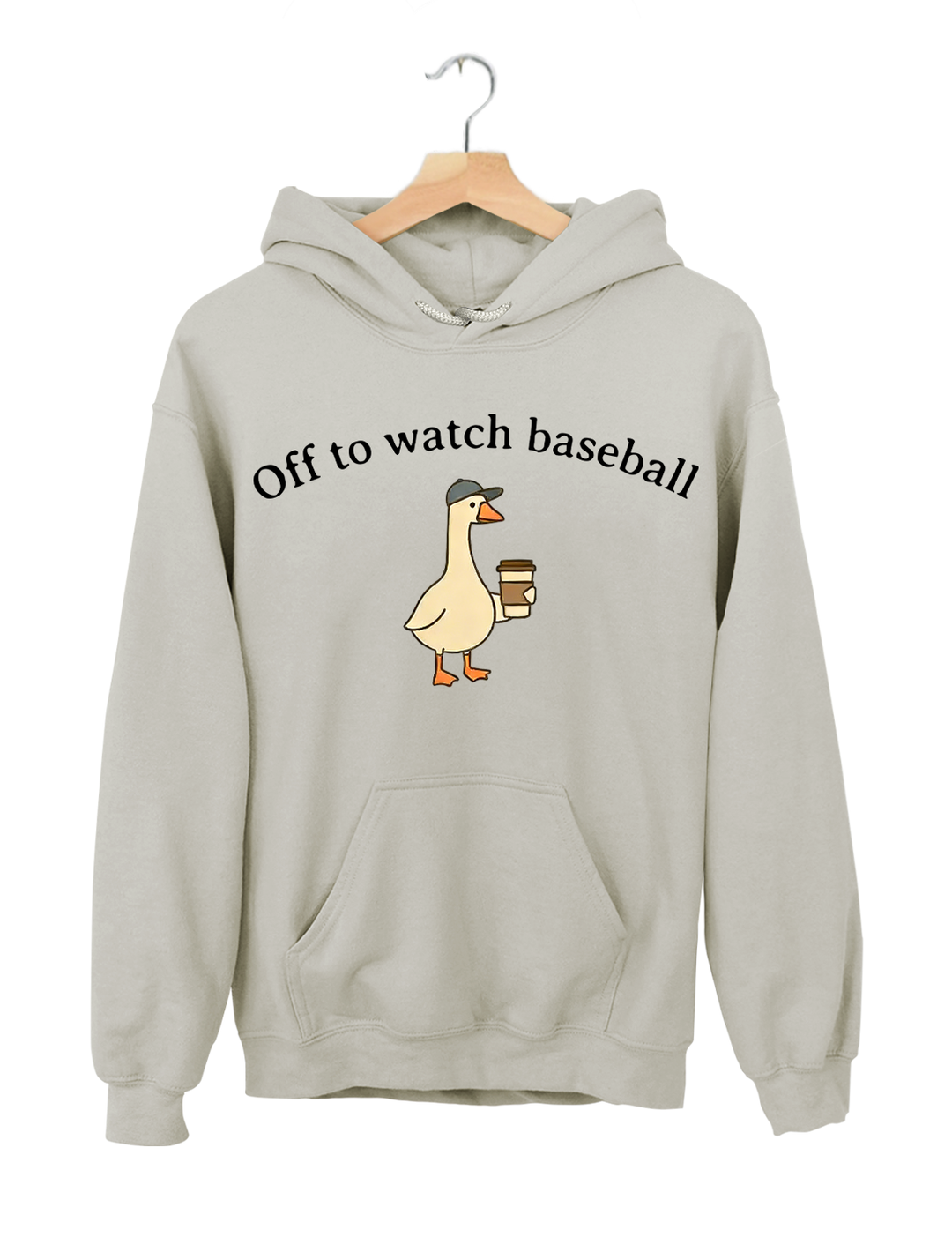 Off To Watch Baseball Hoodie