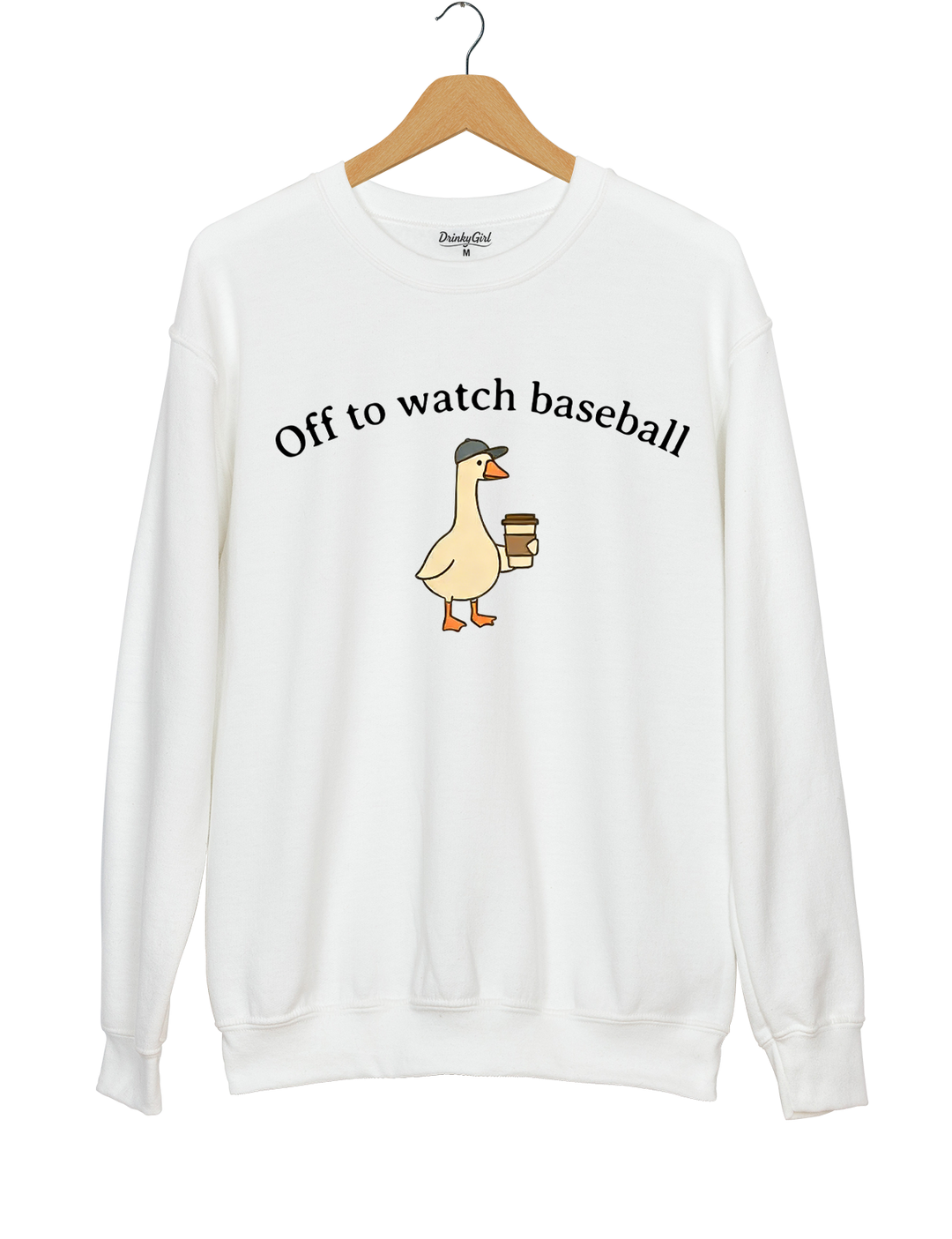 Off To Watch Baseball Sweatshirt