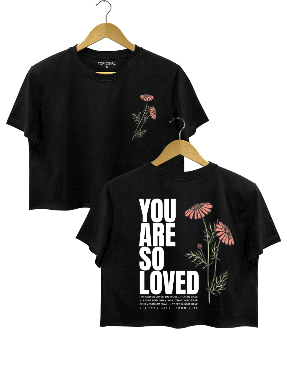 Jesus You Are So Loved John 3：16 Crop Top