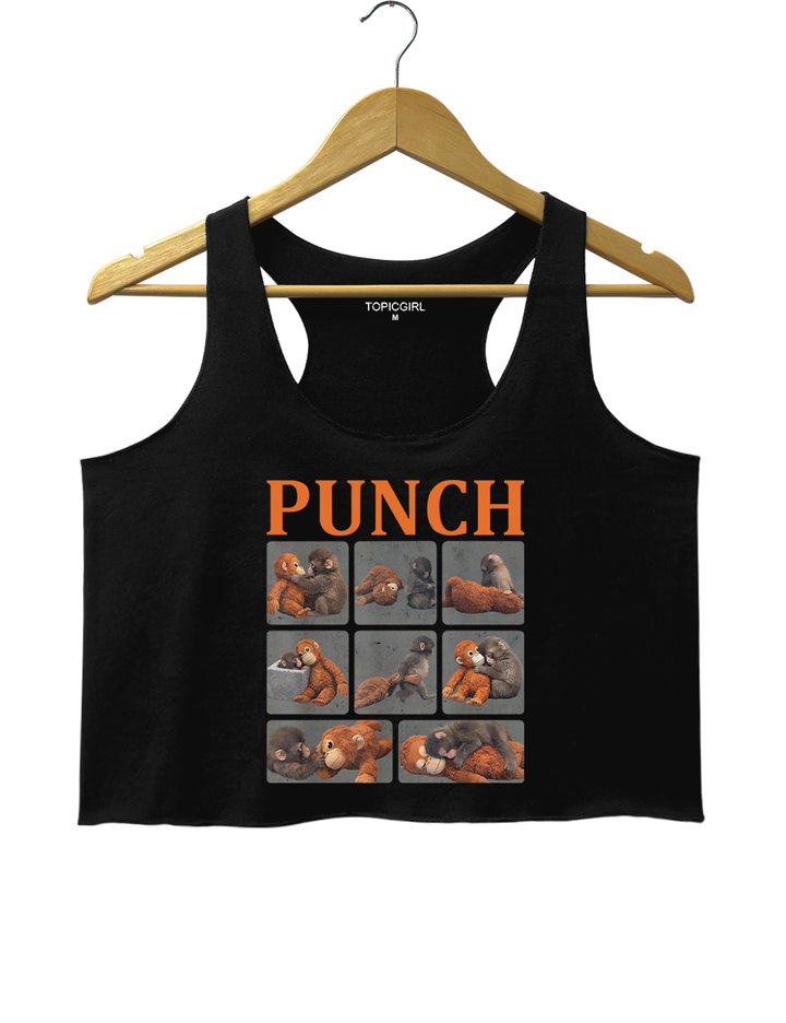 Baby Monkey Punch Crop Tank Top