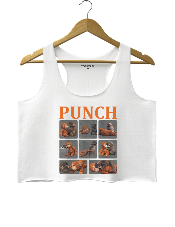Baby Monkey Punch Crop Tank Top