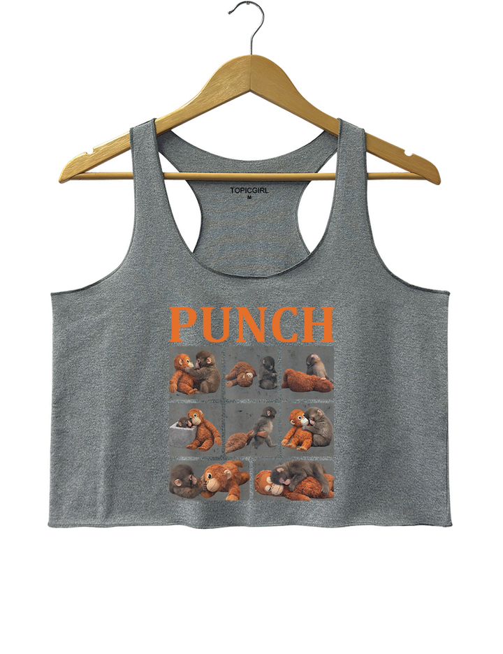 Baby Monkey Punch Crop Tank Top