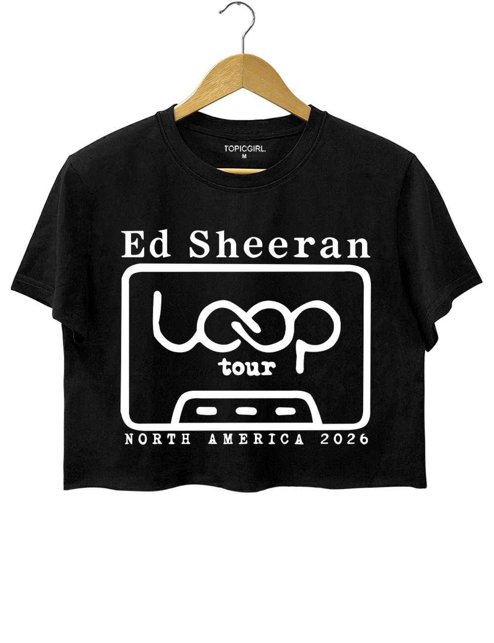 Ed Sheeran Loop Tour North America 2026 Crop Top