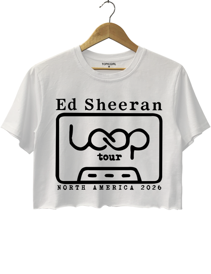 Ed Sheeran Loop Tour North America 2026 Crop Top