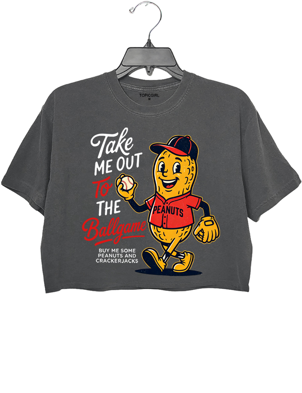 Take Me Out To The Ballgame Crop Top