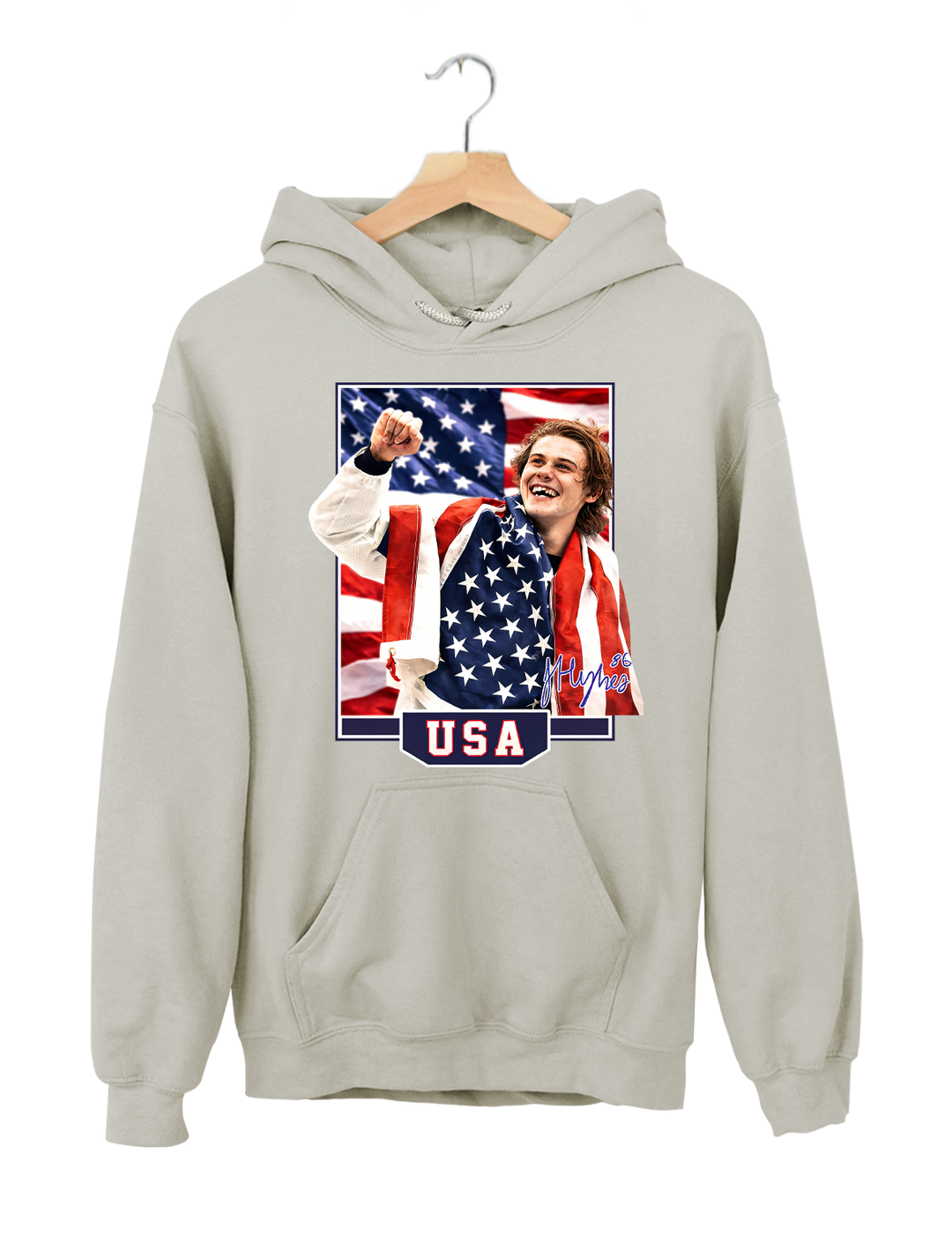 Jack Hughes USA Hockey Hoodie