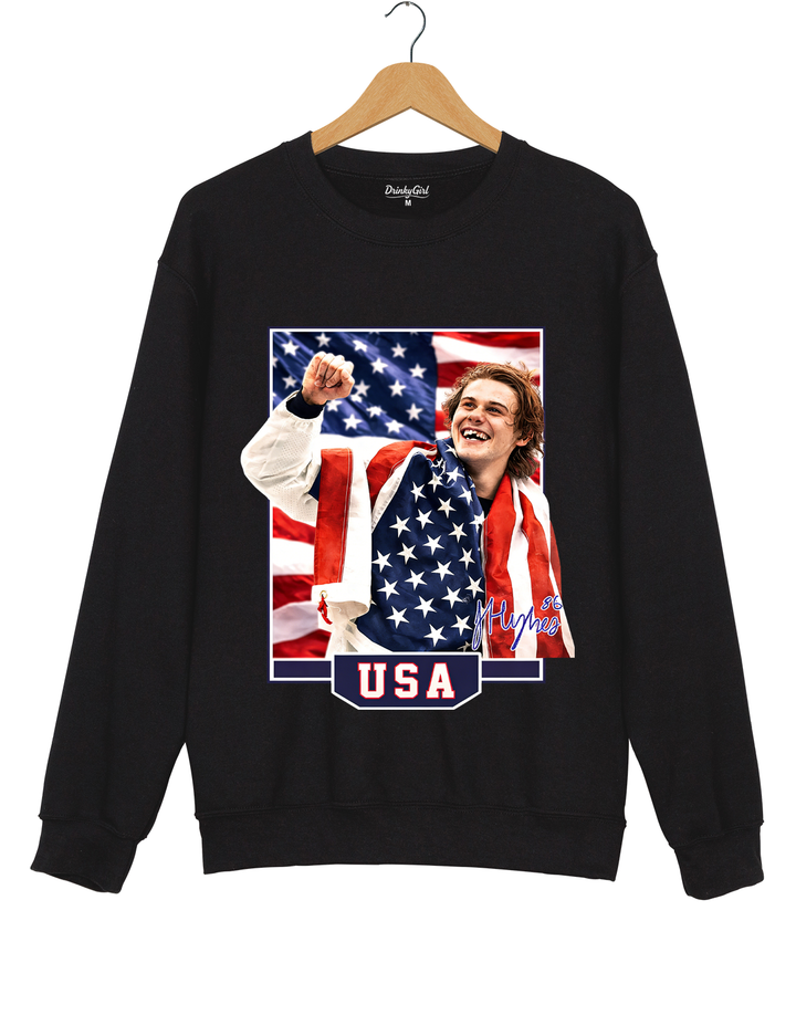 Jack Hughes USA Hockey Sweatshirt