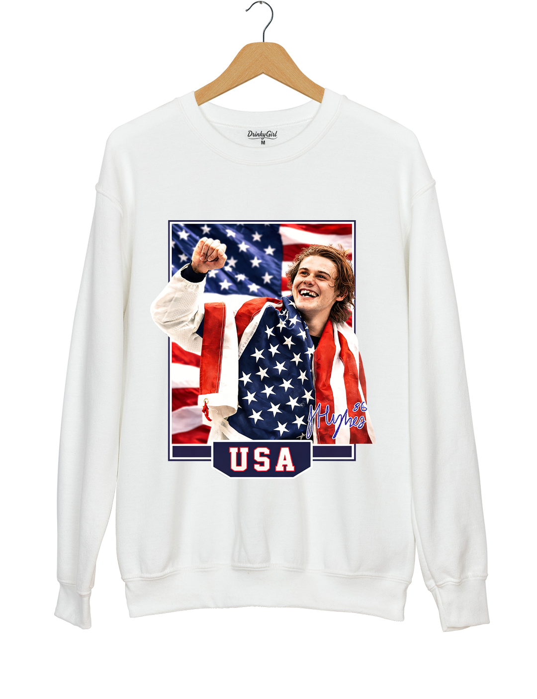 Jack Hughes USA Hockey Sweatshirt