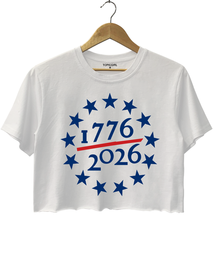 USA 250th 1776-2026 Crop Top