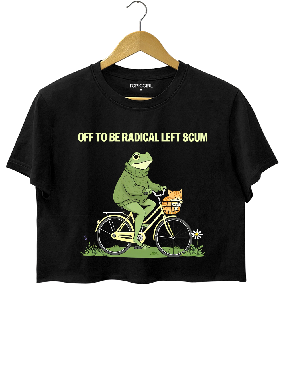 Off To Be Radical Left Scum Crop Top