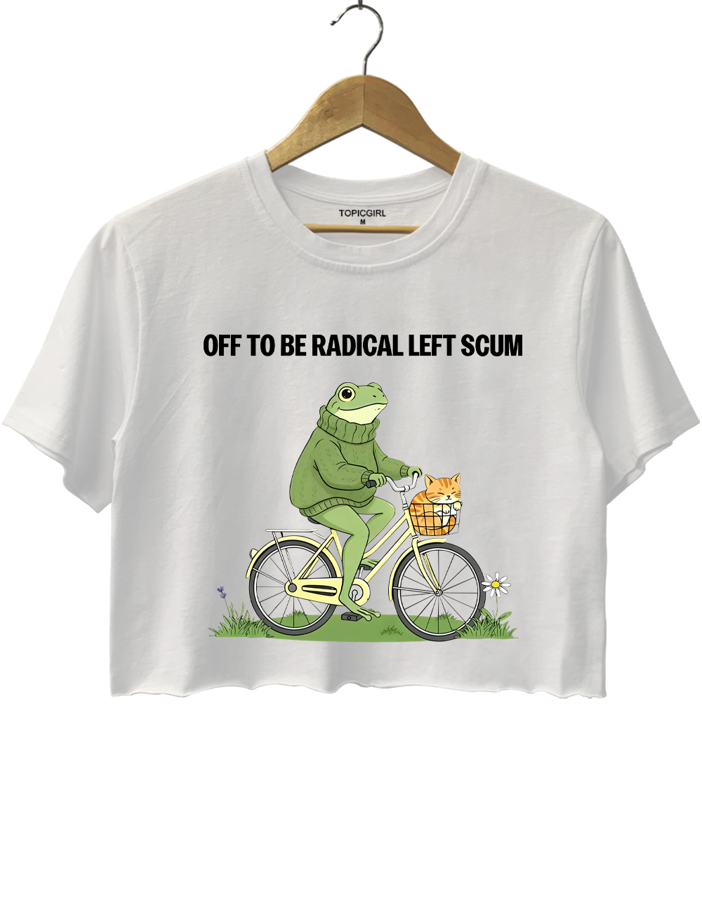 Off To Be Radical Left Scum Crop Top