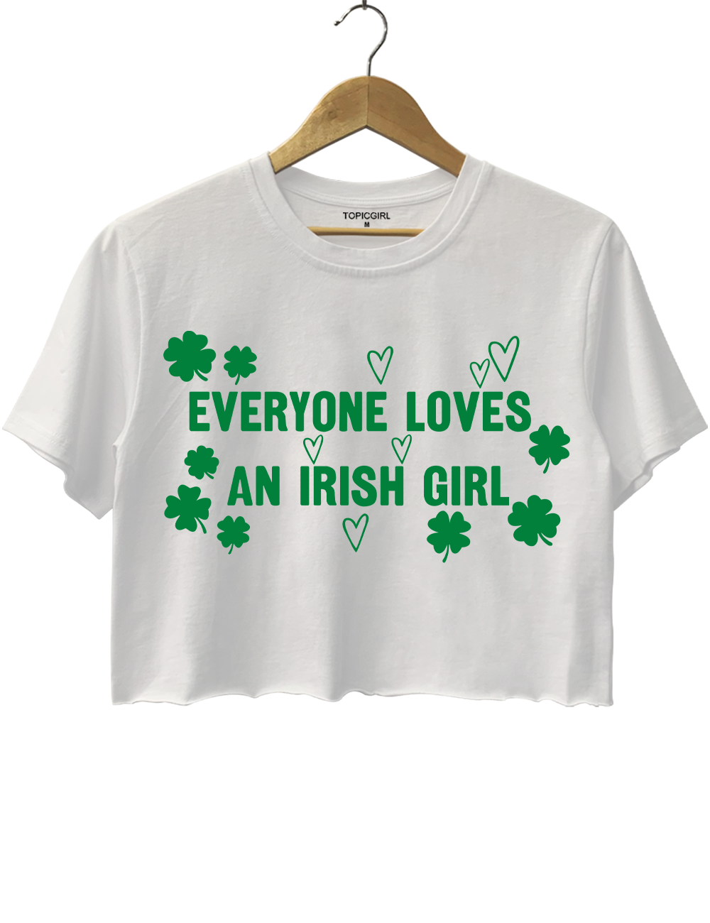 Everyone Loves An Irish Girl Crop Top