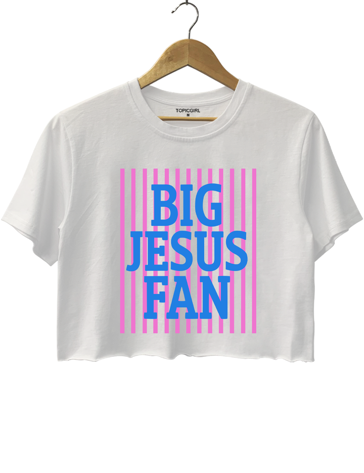 Big Jesus Fan Crop Top