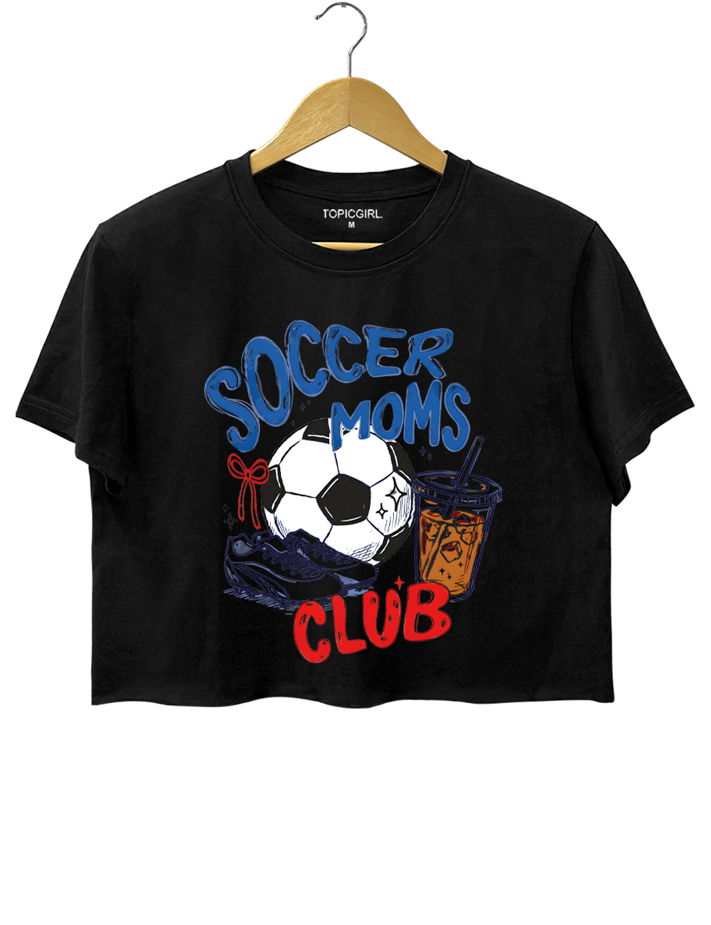 Soccer Moms Club Crop Top