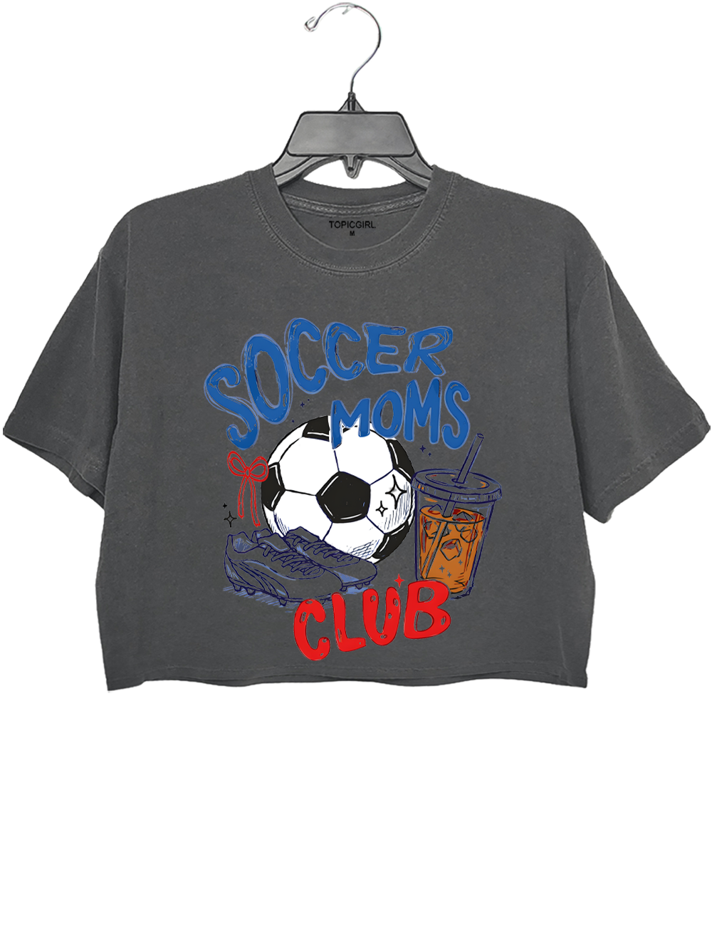 Soccer Moms Club Crop Top