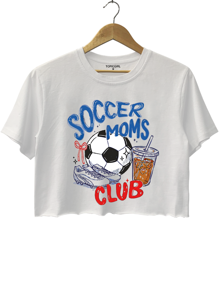 Soccer Moms Club Crop Top