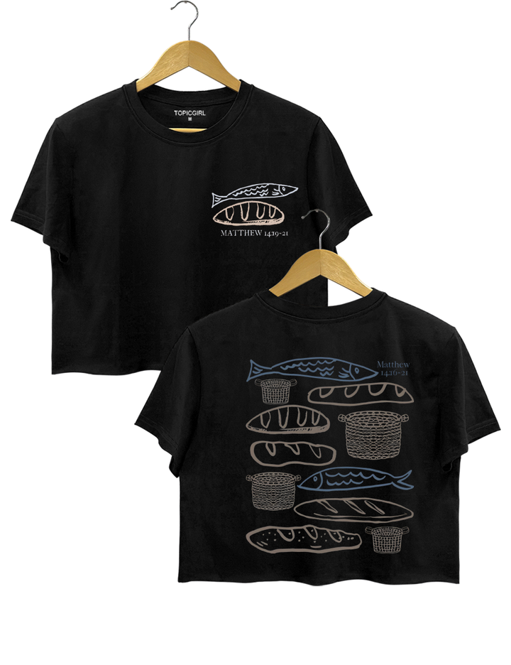 Christian Matthew 14:16-21 Crop Top
