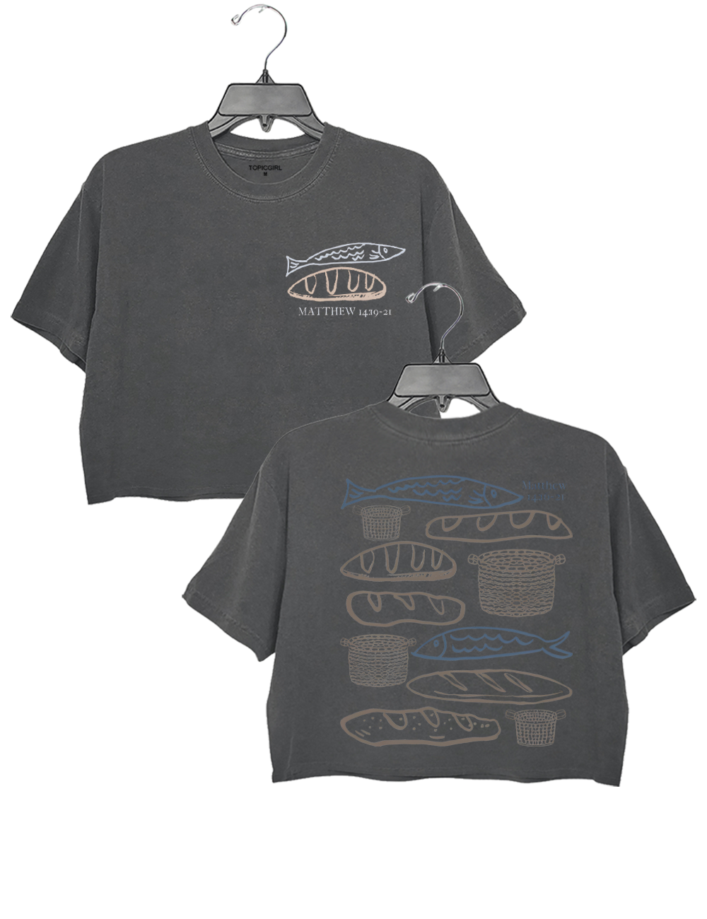 Christian Matthew 14:16-21 Crop Top