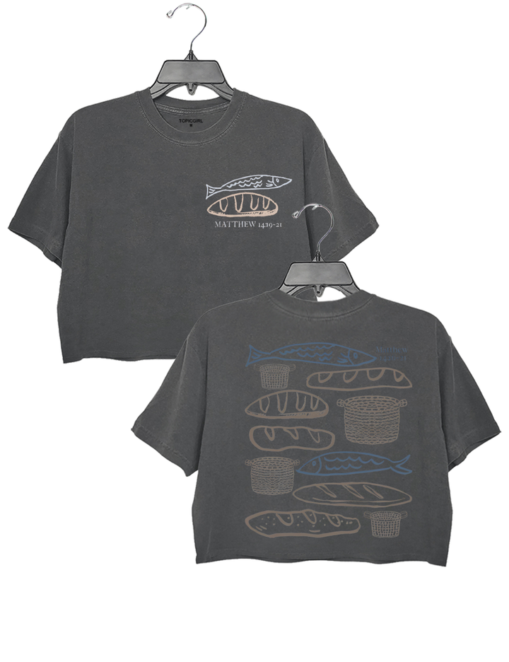Christian Matthew 14:16-21 Crop Top
