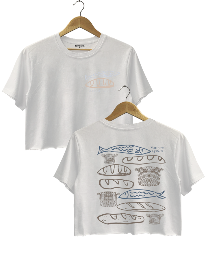 Christian Matthew 14:16-21 Crop Top