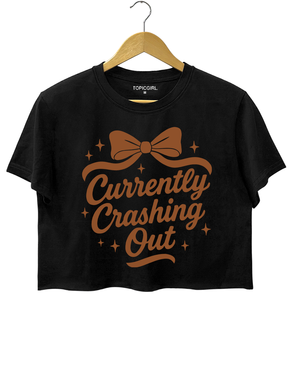 Currently Crashing Out Crop Top