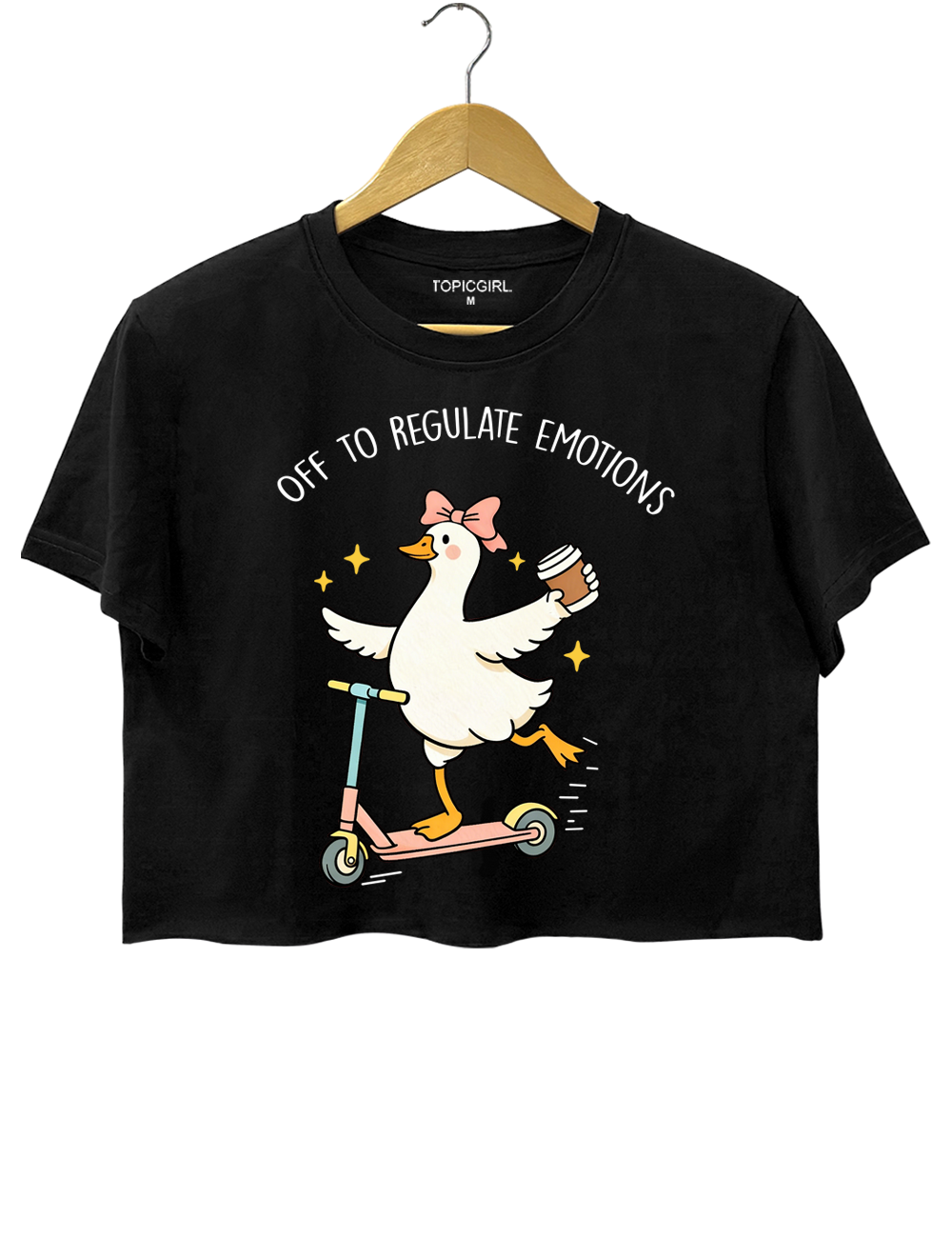 Off To Regulate Emotions Crop Top