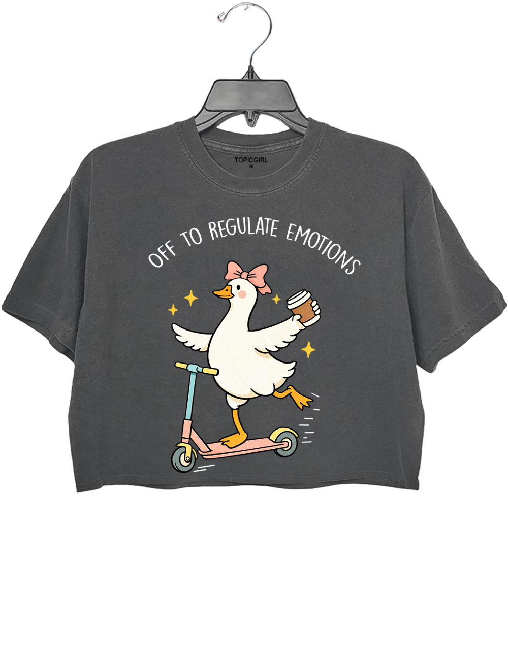 Off To Regulate Emotions Crop Top
