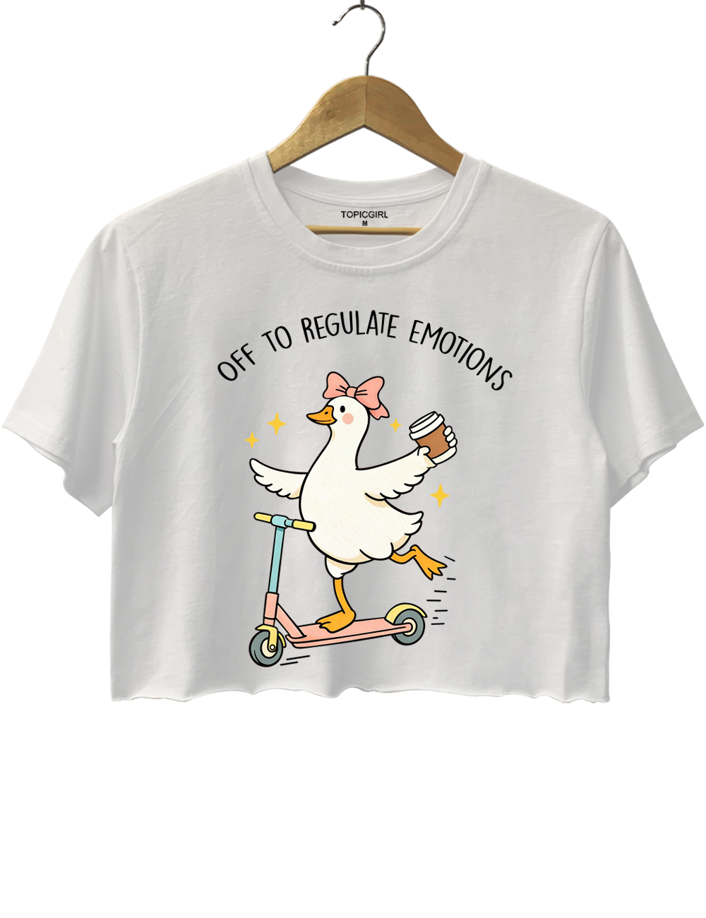 Off To Regulate Emotions Crop Top