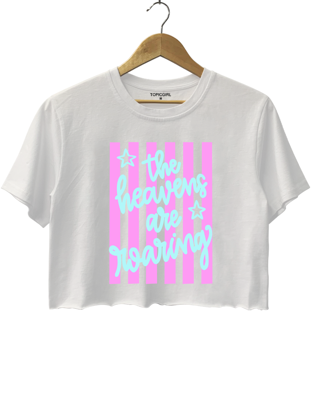 The Heavens Are Roaring Crop Top