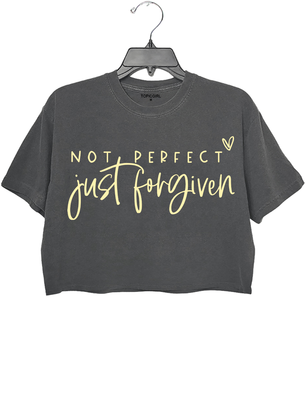 Not Perfect Just Forgiven Crop Top
