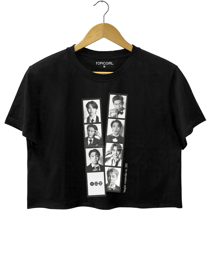 BTS World Tour Vintage Photobooth Crop Top