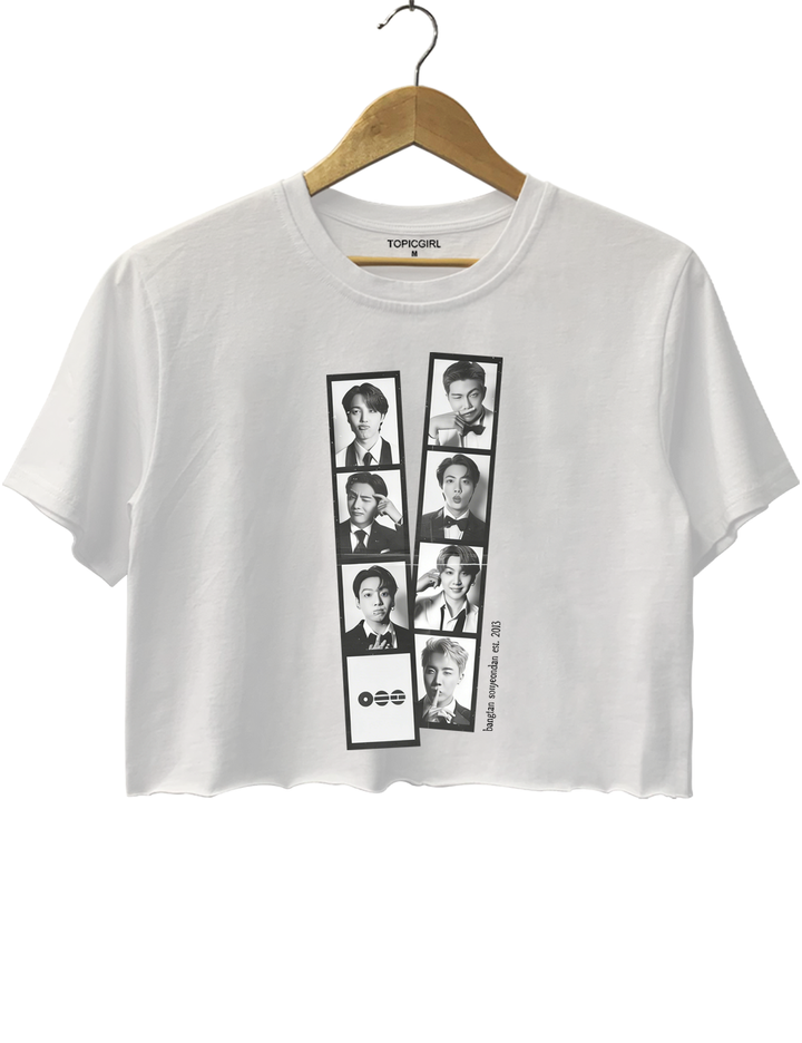 BTS World Tour Vintage Photobooth Crop Top