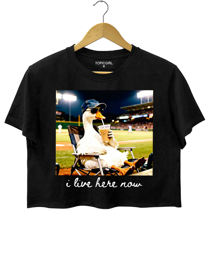 I Live Here Now Crop Top