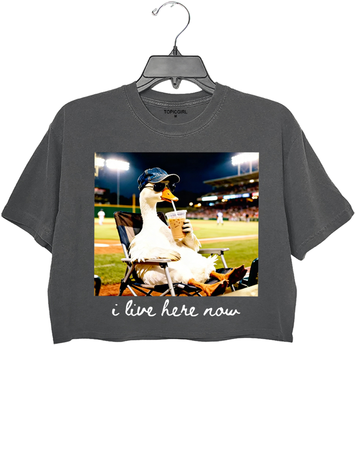 I Live Here Now Crop Top