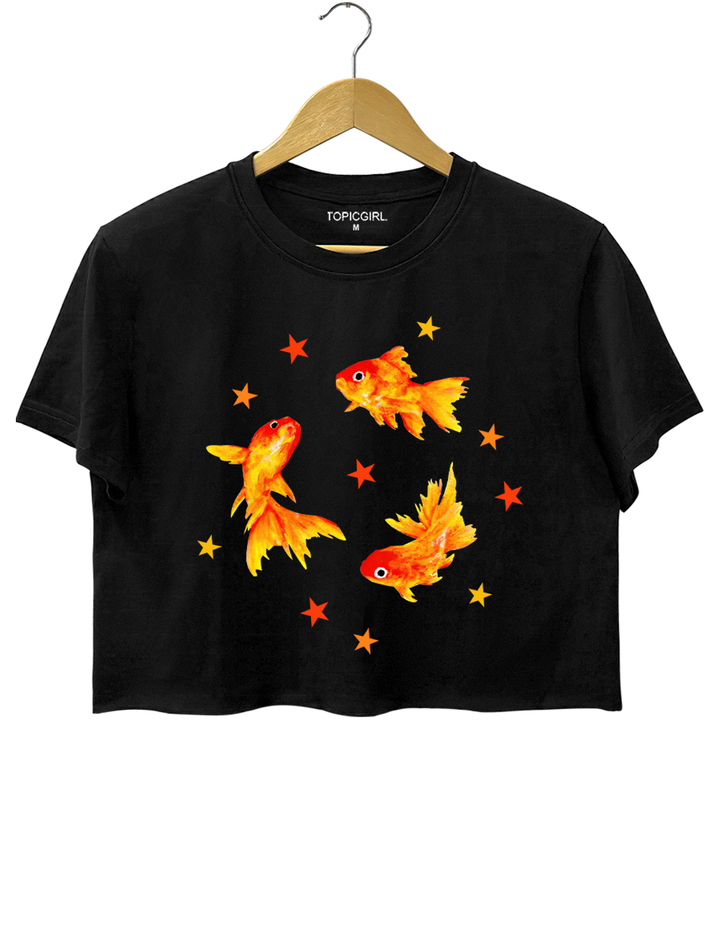 Y2K Goldfish Crop Top