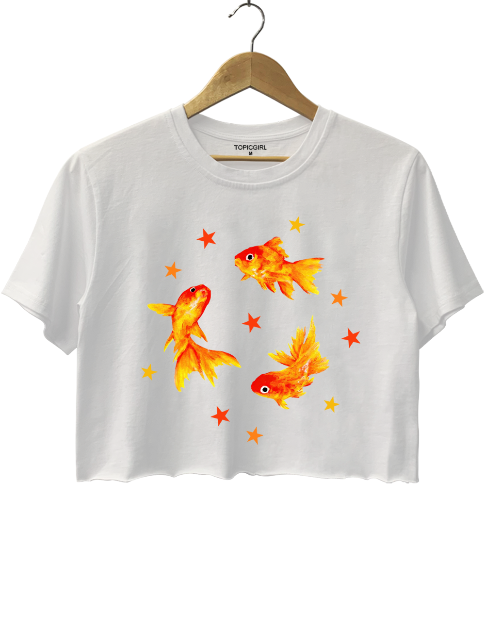 Y2K Goldfish Crop Top