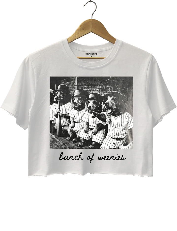 Lunch Of Weenies Crop Top