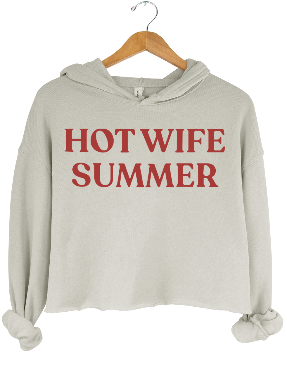 Hot Wife Summer Crop Hoodie