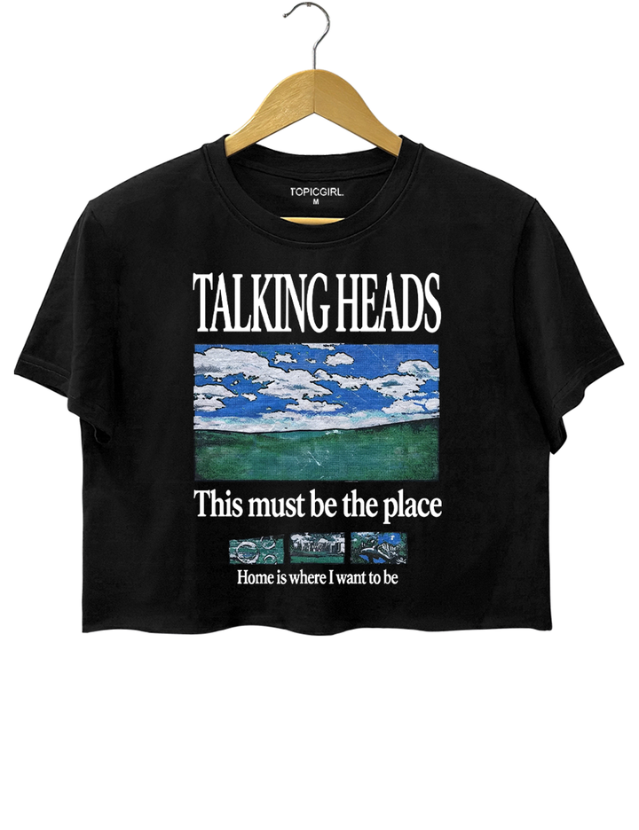 Talking Heads This Must Be The Place Crop Top