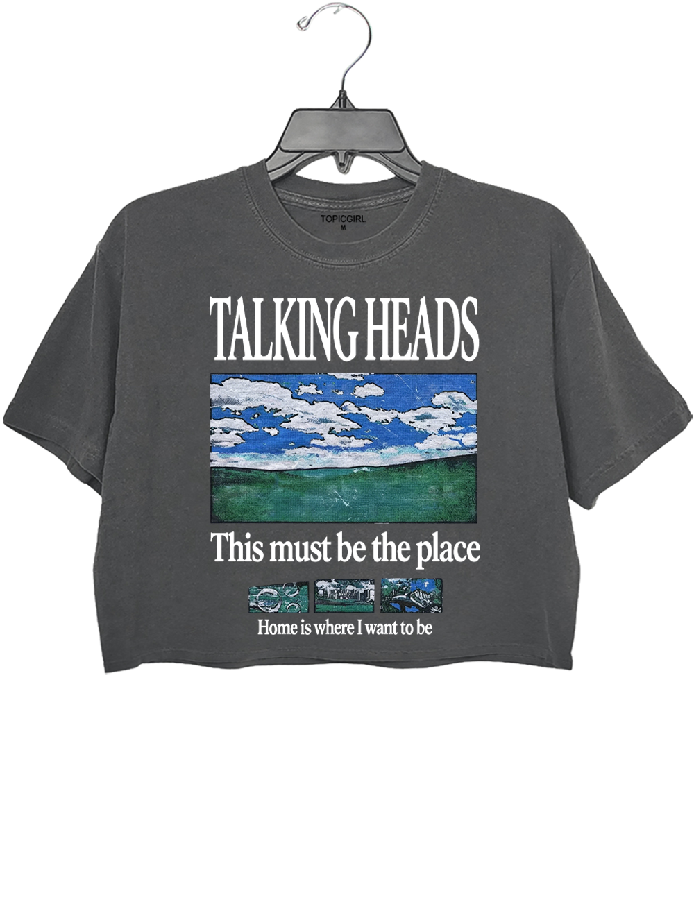Talking Heads This Must Be The Place Crop Top