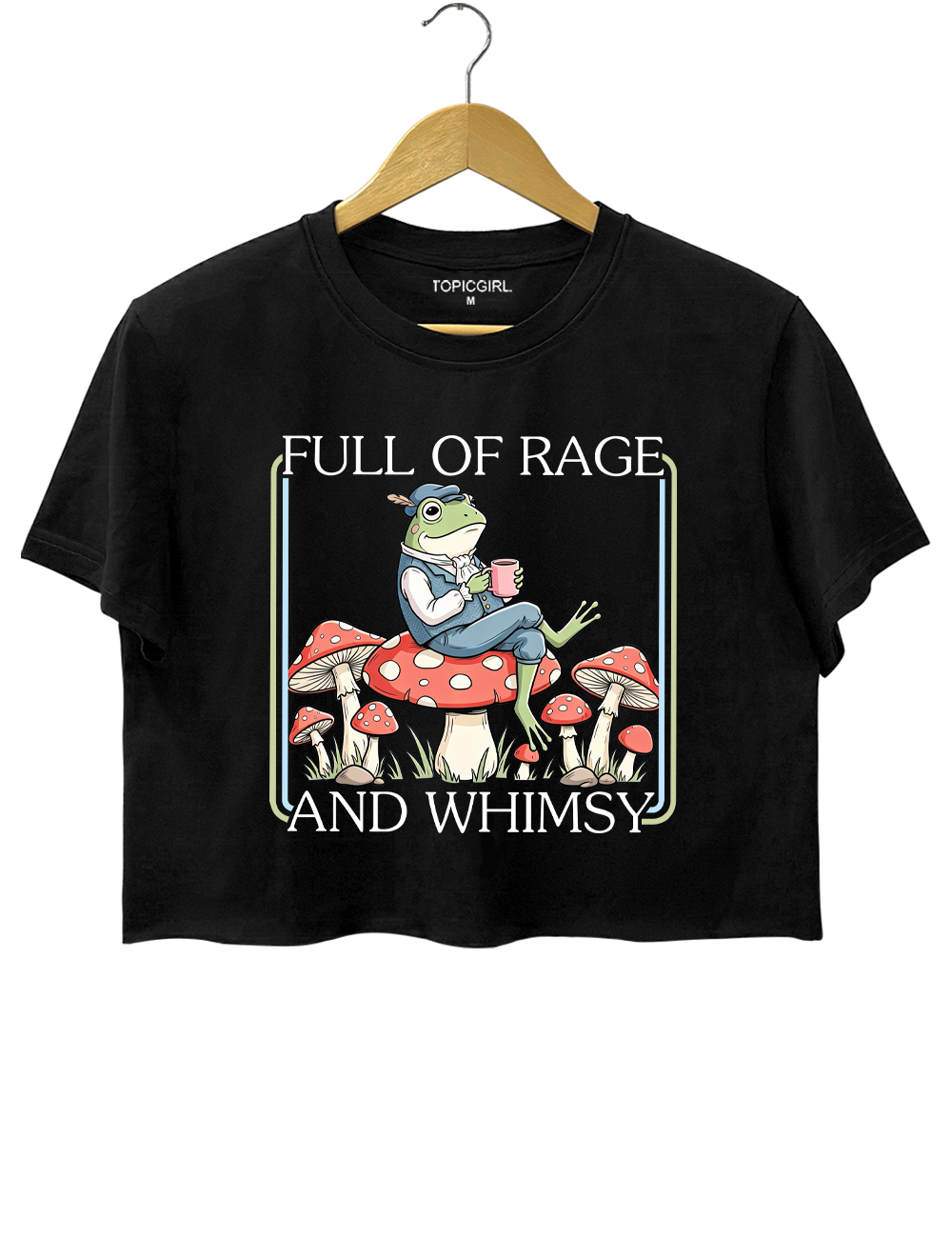Full Of Rage And Whimsy Crop Top