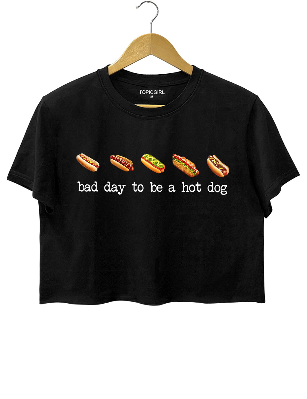 Bad Day To Be A Hot Dog Crop Top