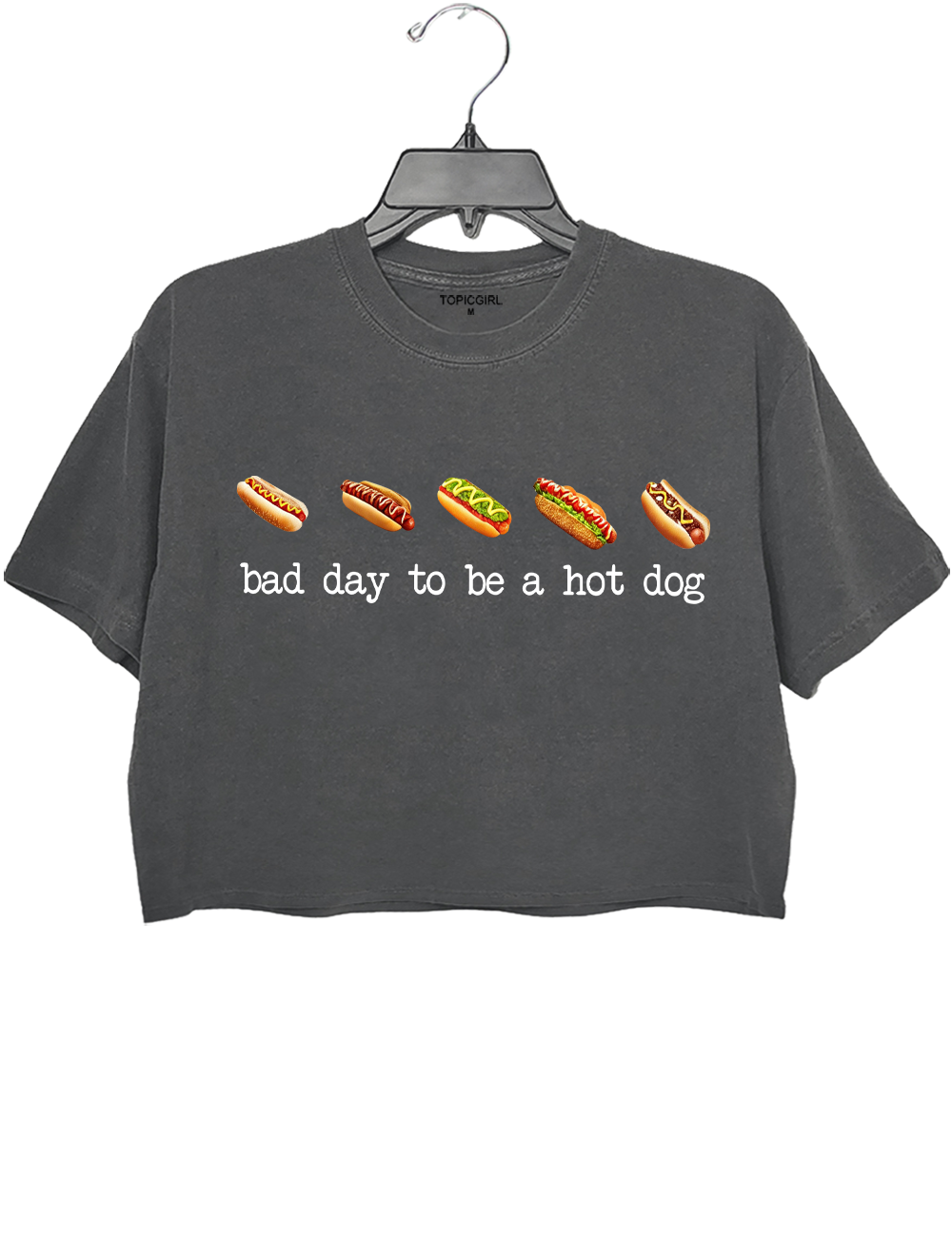 Bad Day To Be A Hot Dog Crop Top