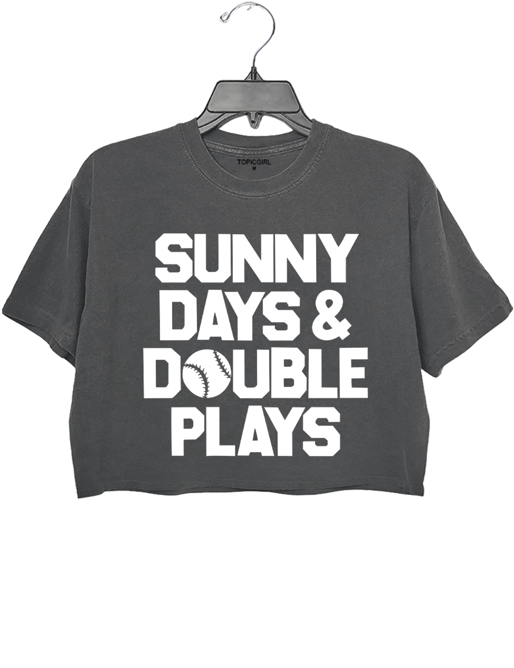 Sunny Days &amp; Double Plays Crop Top