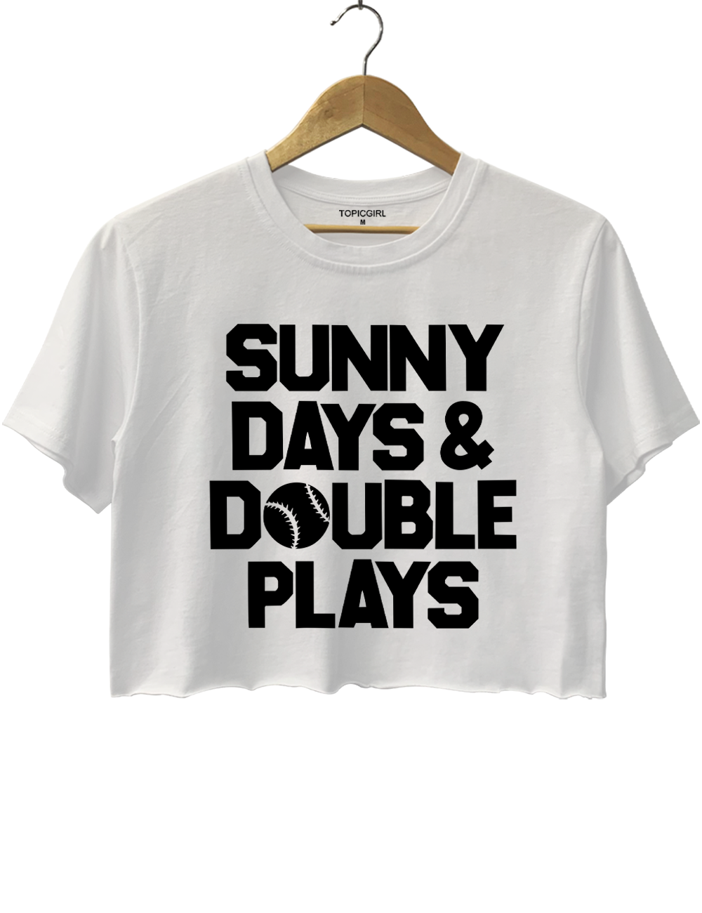 Sunny Days &amp; Double Plays Crop Top